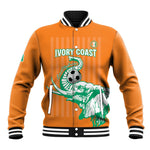 Custom Cote dIvoire Football Baseball Jacket Les Elephants