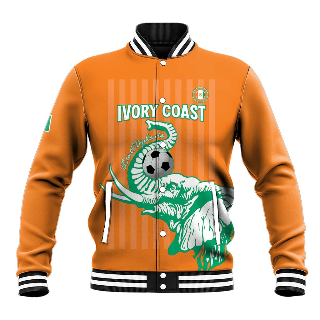 Custom Cote dIvoire Football Baseball Jacket Les Elephants