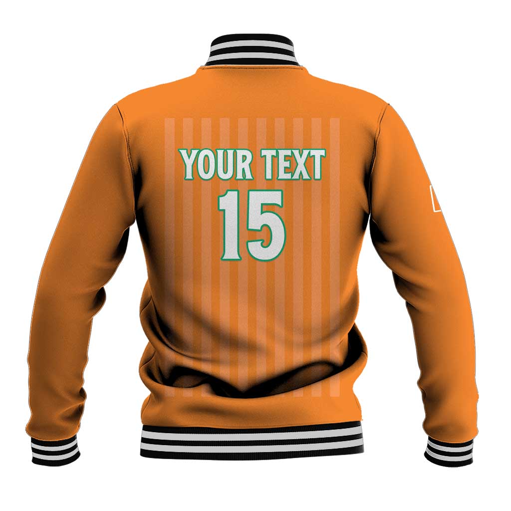 Custom Cote dIvoire Football Baseball Jacket Les Elephants
