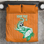 Custom Cote dIvoire Football Bedding Set Les Elephants