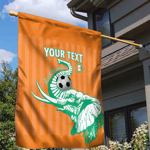 Custom Cote dIvoire Football Garden Flag Les Elephants
