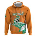 Custom Cote dIvoire Football Hoodie Les Elephants