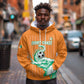 Custom Cote dIvoire Football Hoodie Les Elephants