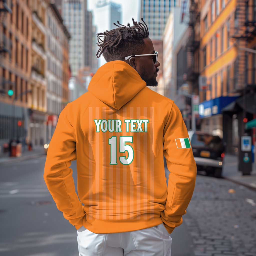 Custom Cote dIvoire Football Hoodie Les Elephants