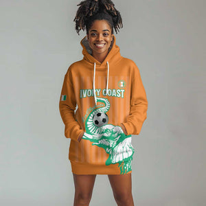 Custom Cote dIvoire Football Hoodie Dress Les Elephants