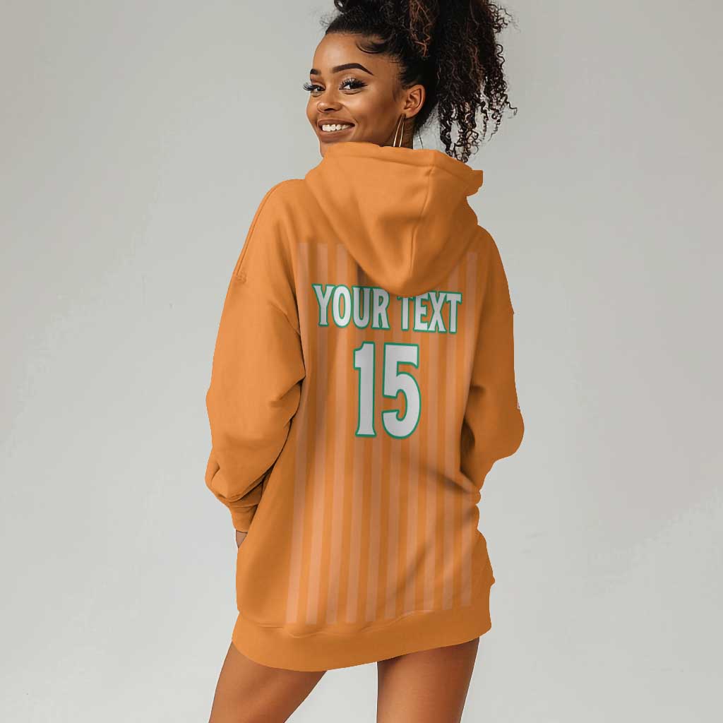 Custom Cote dIvoire Football Hoodie Dress Les Elephants