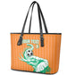 Custom Cote dIvoire Football Leather Tote Bag Les Elephants