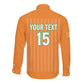 Custom Cote dIvoire Football Long Sleeve Button Shirt Les Elephants