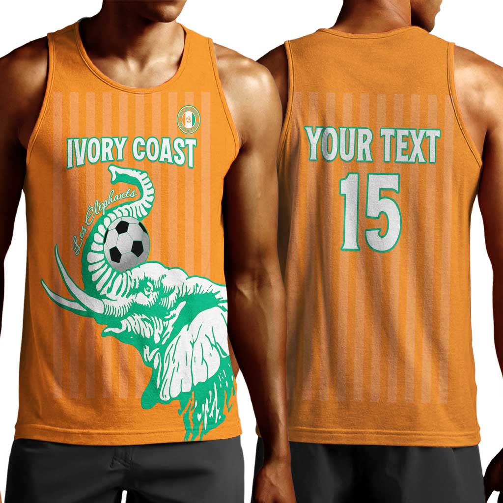 Custom Cote dIvoire Football Men Tank Top Les Elephants