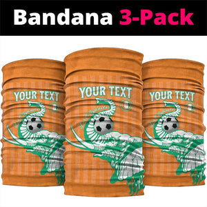 Custom Cote dIvoire Football Neck Gaiter Les Elephants LT15