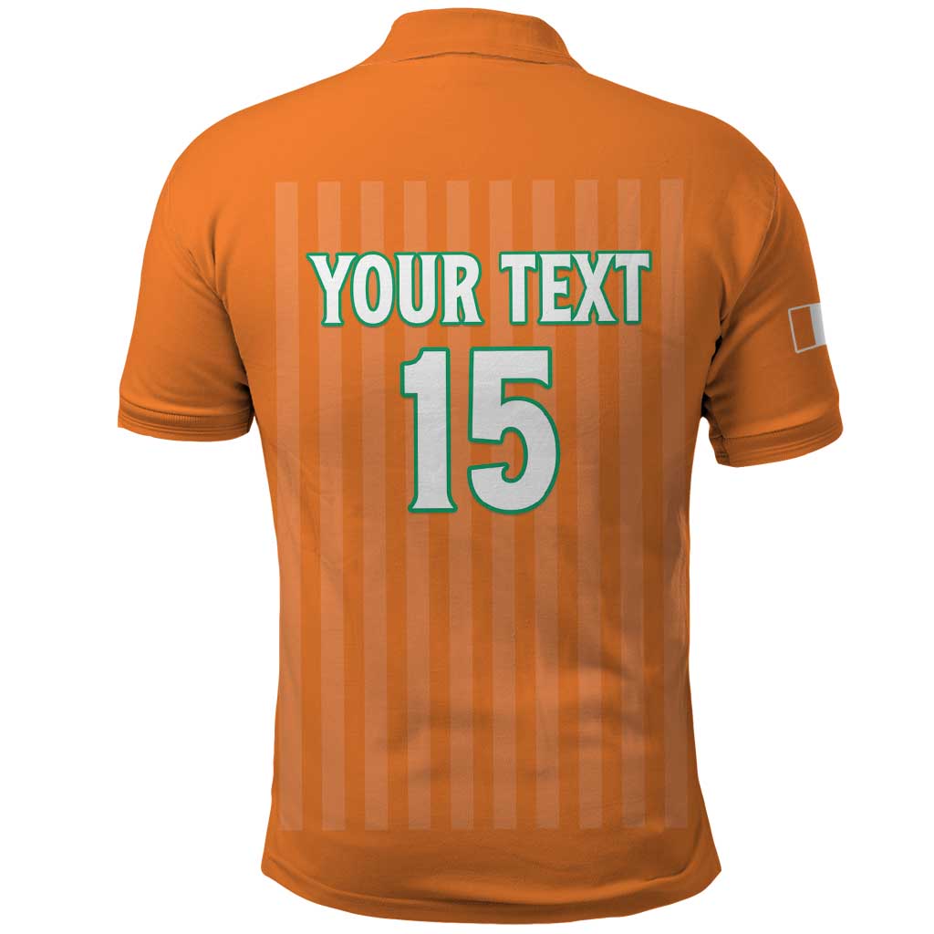 Custom Cote dIvoire Football Polo Shirt Les Elephants