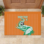 Custom Cote dIvoire Football Rubber Doormat Les Elephants