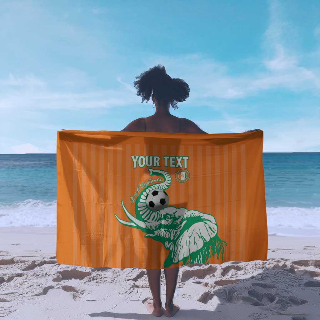 Custom Cote dIvoire Football Sarong Les Elephants