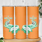 Custom Cote dIvoire Football Skinny Tumbler Les Elephants