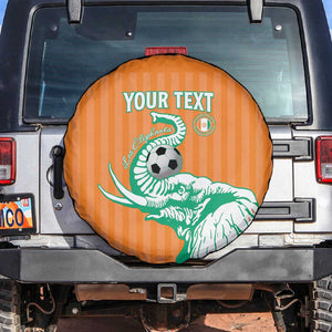 Custom Cote dIvoire Football Spare Tire Cover Les Elephants