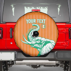Custom Cote dIvoire Football Spare Tire Cover Les Elephants