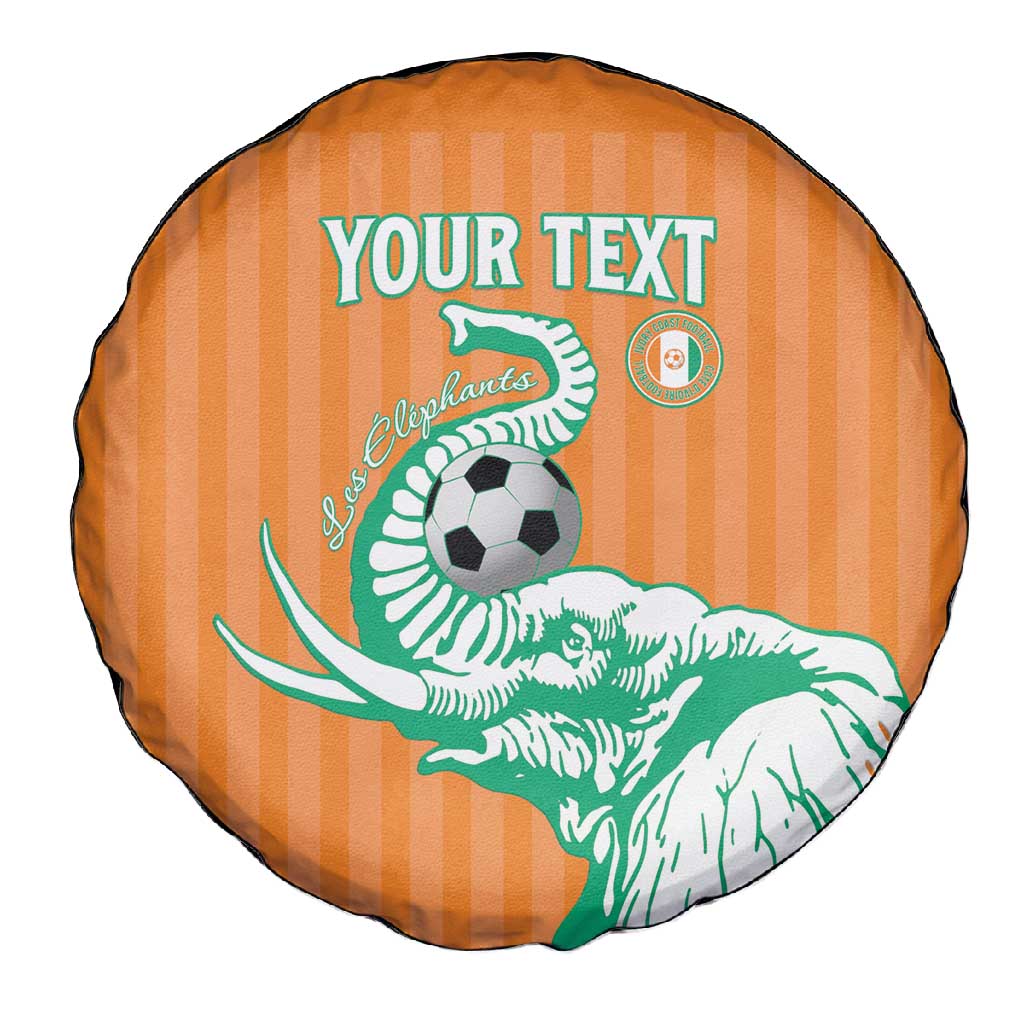 Custom Cote dIvoire Football Spare Tire Cover Les Elephants