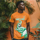Custom Cote dIvoire Football T shirt Les Elephants