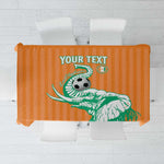 Custom Cote dIvoire Football Tablecloth Les Elephants