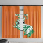 Custom Cote dIvoire Football Window Curtain Les Elephants