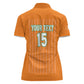 Custom Cote dIvoire Football Women Polo Shirt Les Elephants
