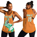 Custom Cote dIvoire Football Women Racerback Tank Les Elephants