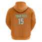 Custom Cote dIvoire Football Zip Hoodie Les Elephants