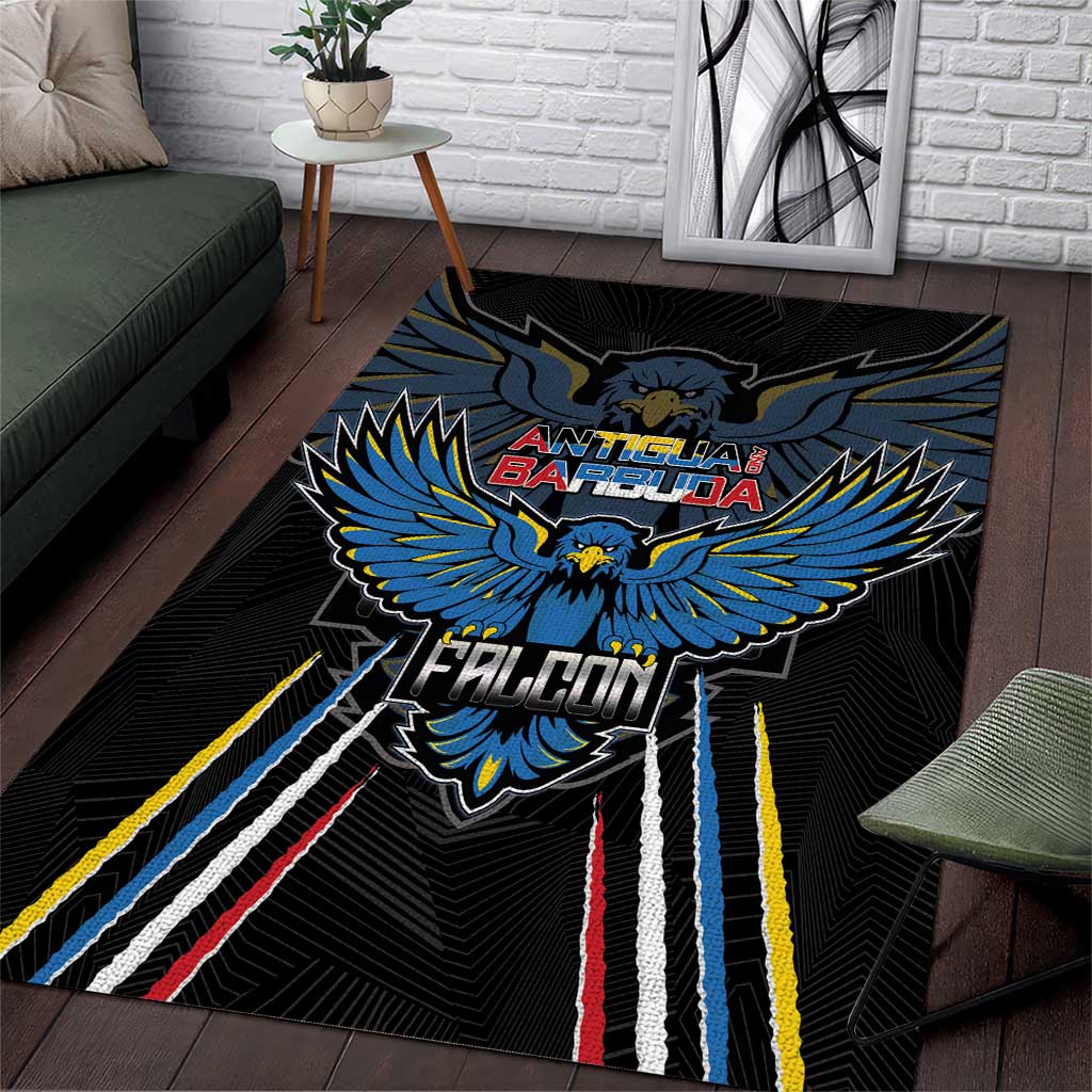 Antigua and Barbuda Cricket Area Rug Go Falcons - African Pride