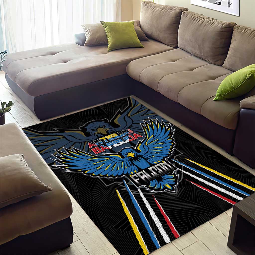 Antigua and Barbuda Cricket Area Rug Go Falcons - African Pride