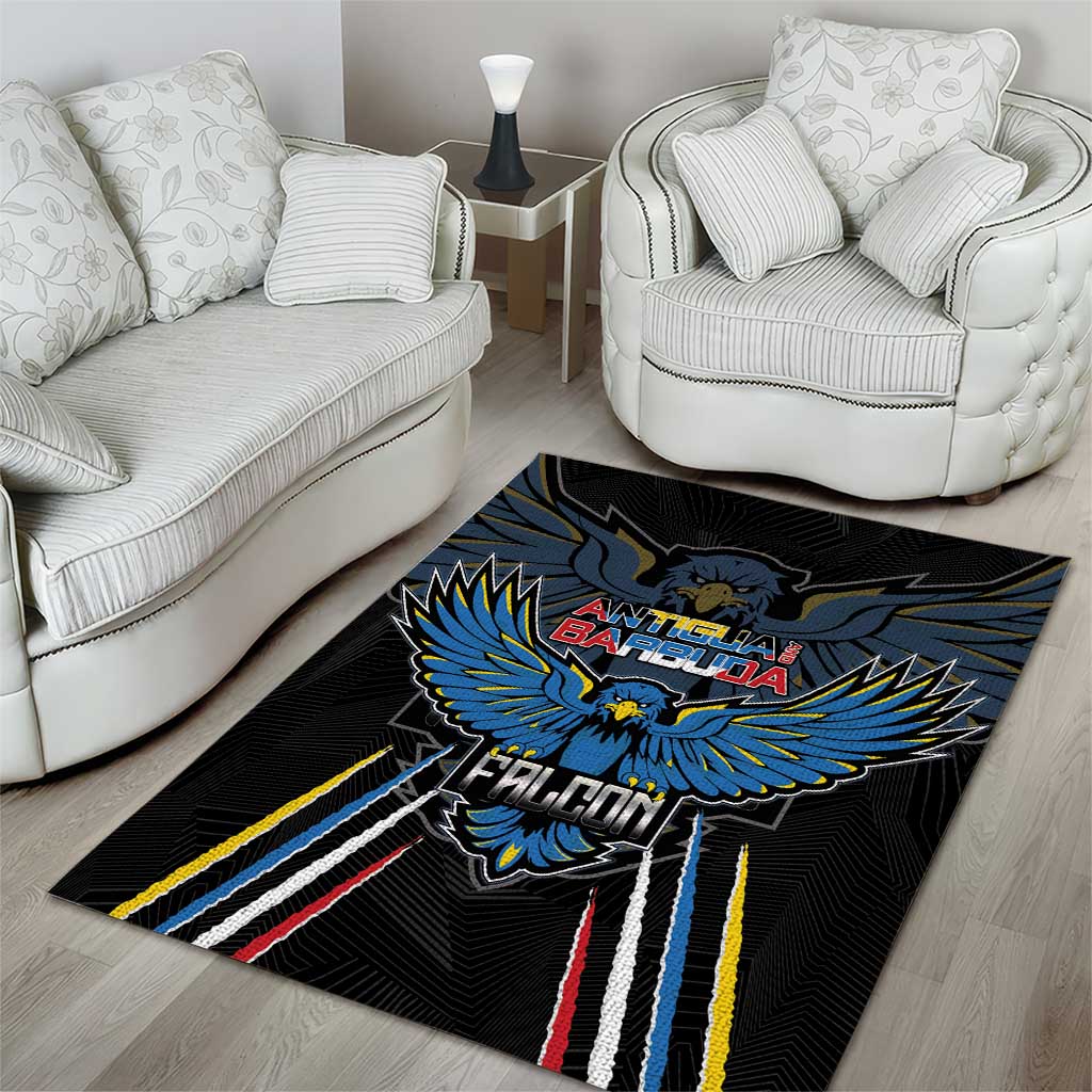 Antigua and Barbuda Cricket Area Rug Go Falcons - African Pride