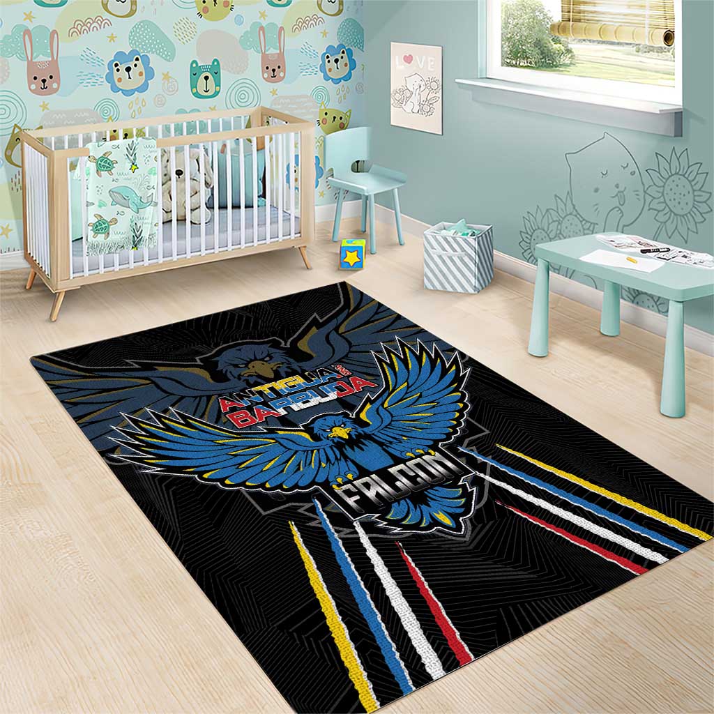 Antigua and Barbuda Cricket Area Rug Go Falcons - African Pride