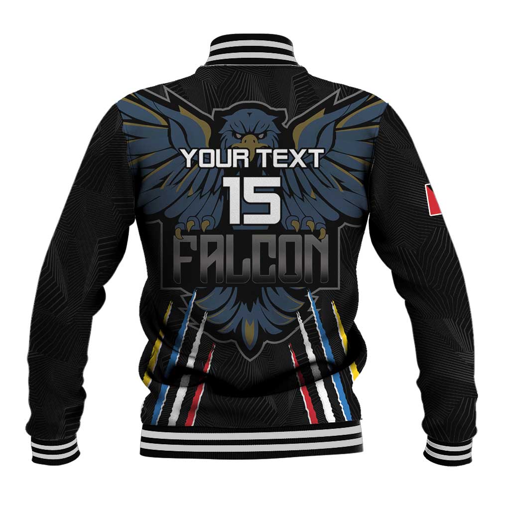 Antigua and Barbuda Cricket Custom Baseball Jacket Go Falcons - African Pride