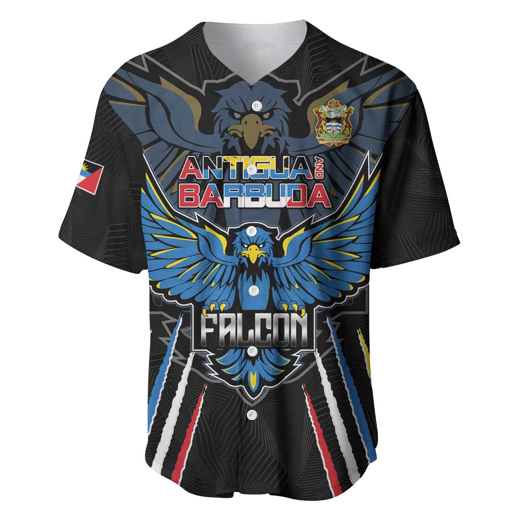 Antigua and Barbuda Cricket Custom Baseball Jersey Go Falcons - African Pride