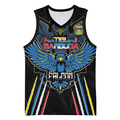 Antigua and Barbuda Cricket Basketball Jersey Go Falcons - African Pride
