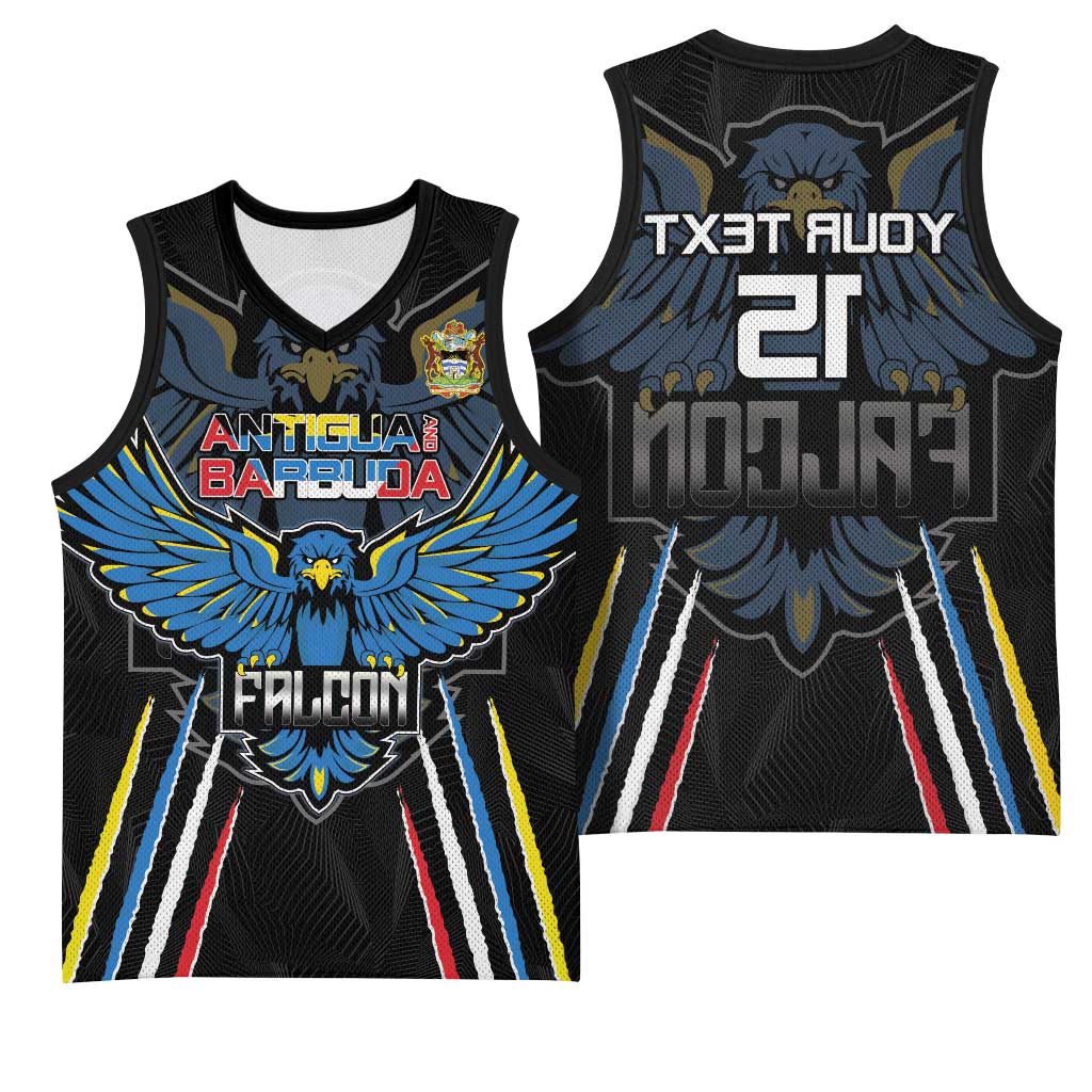 Antigua and Barbuda Cricket Basketball Jersey Go Falcons - African Pride