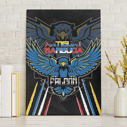 Antigua and Barbuda Cricket Canvas Wall Art Go Falcons - African Pride