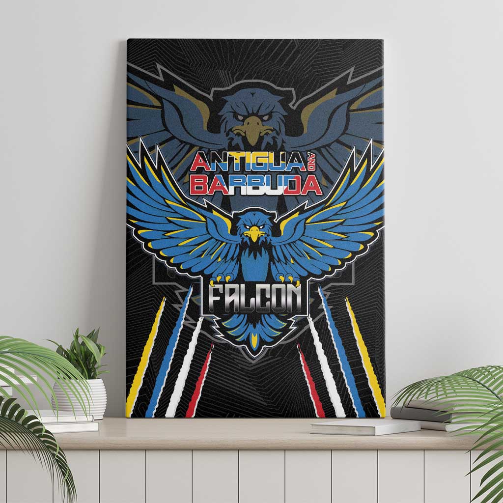 Antigua and Barbuda Cricket Canvas Wall Art Go Falcons - African Pride