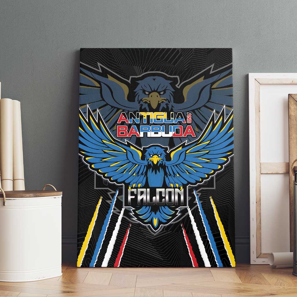 Antigua and Barbuda Cricket Canvas Wall Art Go Falcons - African Pride