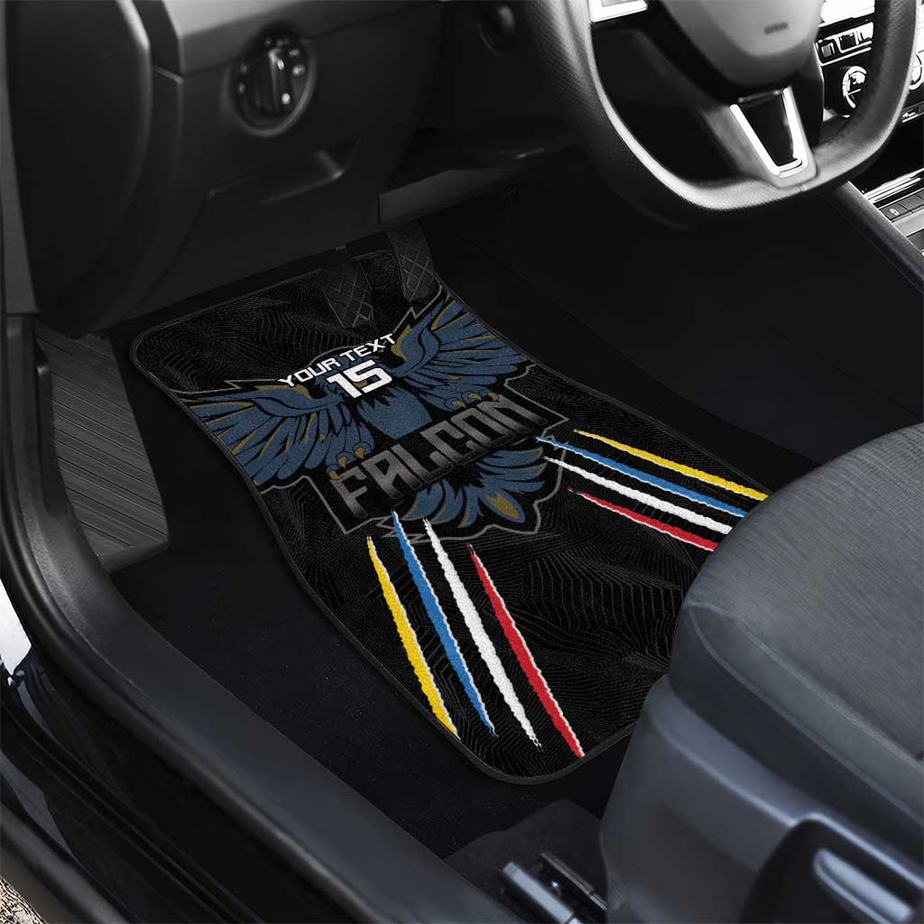 Antigua and Barbuda Cricket Custom Car Mats Go Falcons - African Pride