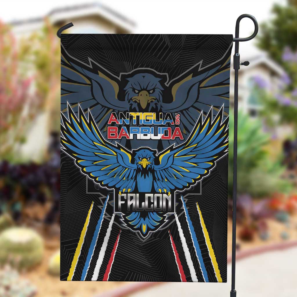 Antigua and Barbuda Cricket Garden Flag Go Falcons - African Pride