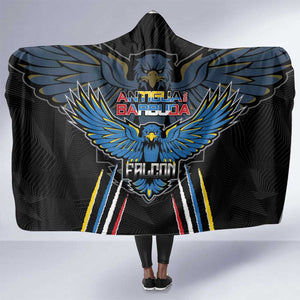 Antigua and Barbuda Cricket Hooded Blanket Go Falcons - African Pride