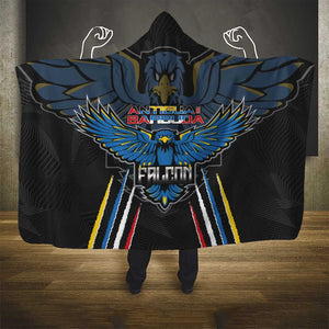 Antigua and Barbuda Cricket Hooded Blanket Go Falcons - African Pride