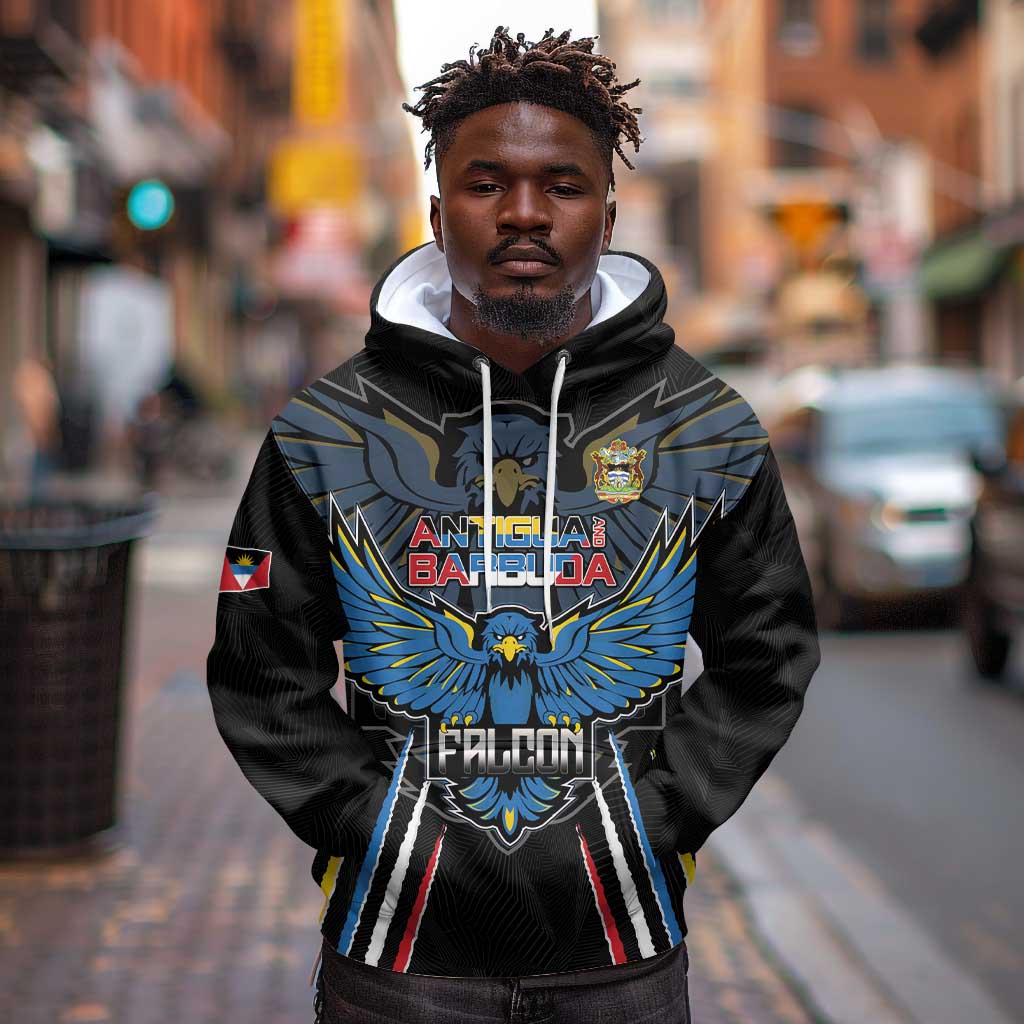 Antigua and Barbuda Cricket Custom Hoodie Go Falcons - African Pride