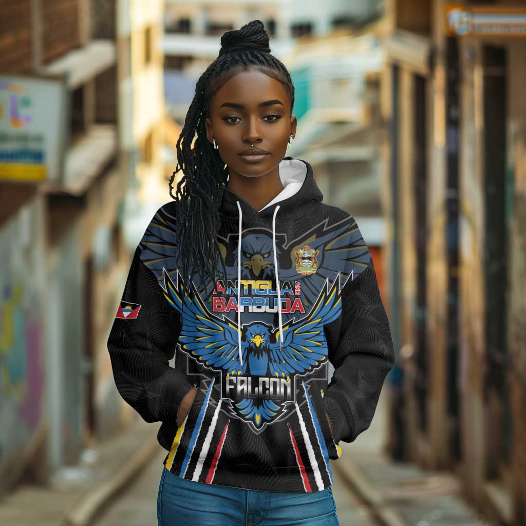Antigua and Barbuda Cricket Custom Hoodie Go Falcons - African Pride