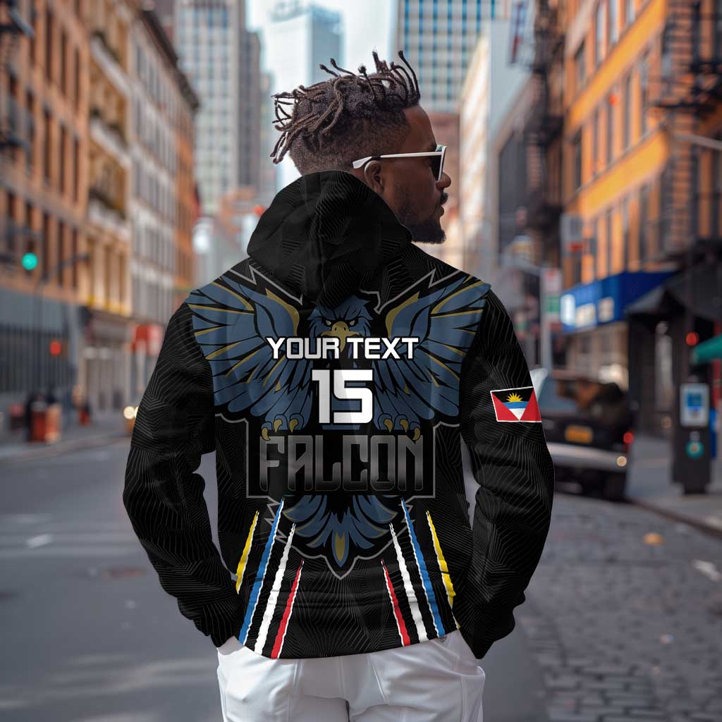 Antigua and Barbuda Cricket Custom Hoodie Go Falcons - African Pride