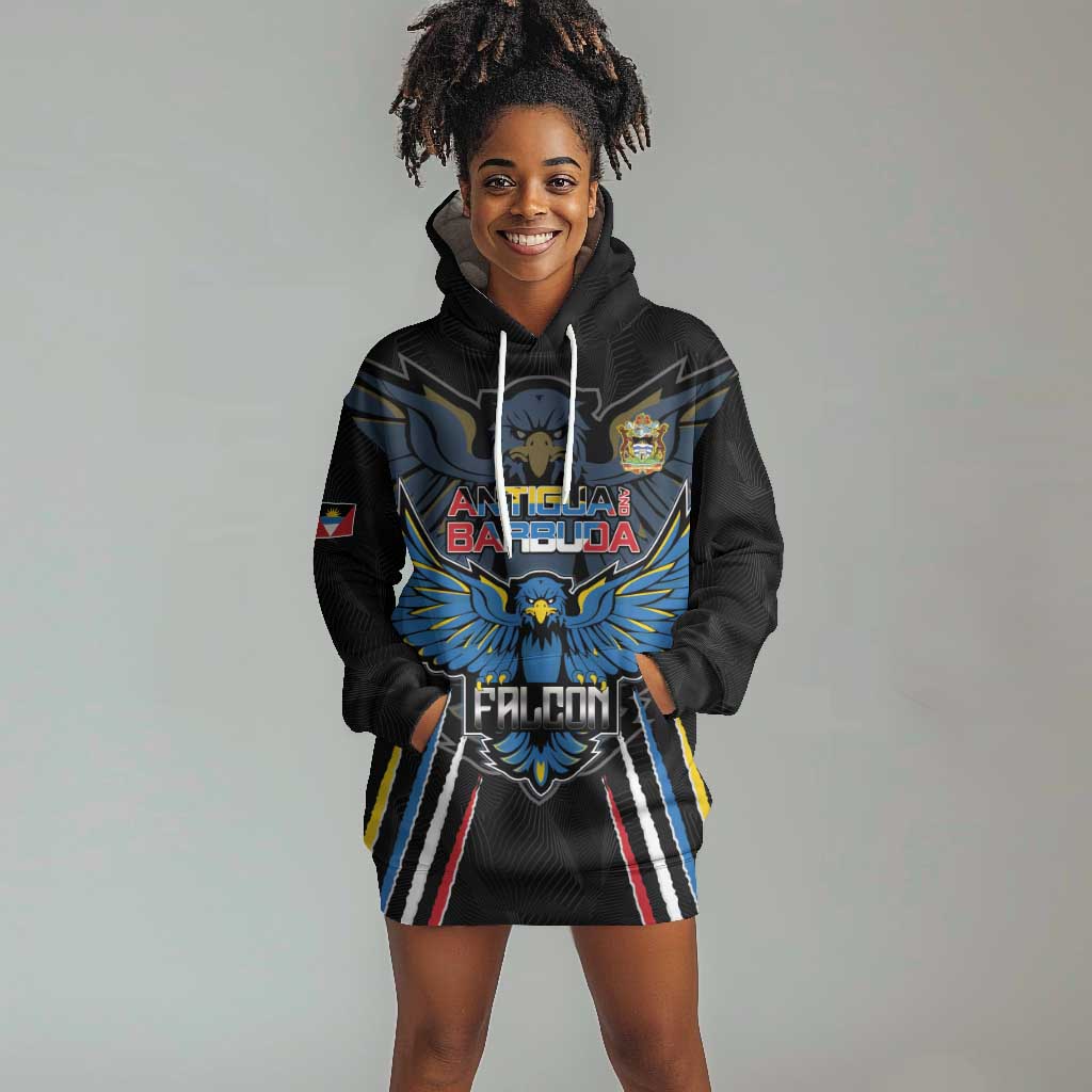 Antigua and Barbuda Cricket Custom Hoodie Dress Go Falcons - African Pride