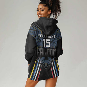 Antigua and Barbuda Cricket Custom Hoodie Dress Go Falcons - African Pride