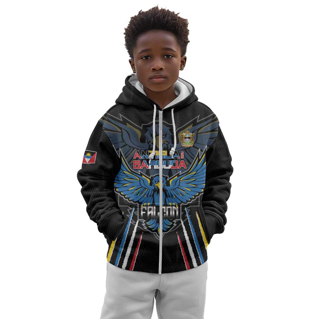 Antigua and Barbuda Cricket Custom Kid Hoodie Go Falcons - African Pride