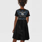 Antigua and Barbuda Cricket Custom Kid Short Sleeve Dress Go Falcons - African Pride