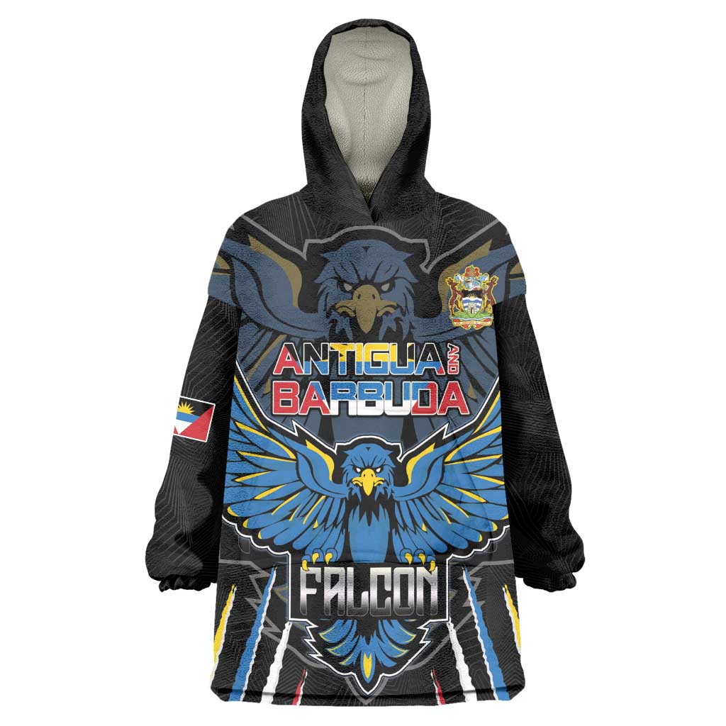 Antigua and Barbuda Cricket Custom Kid Wearable Blanket Hoodie Go Falcons - African Pride